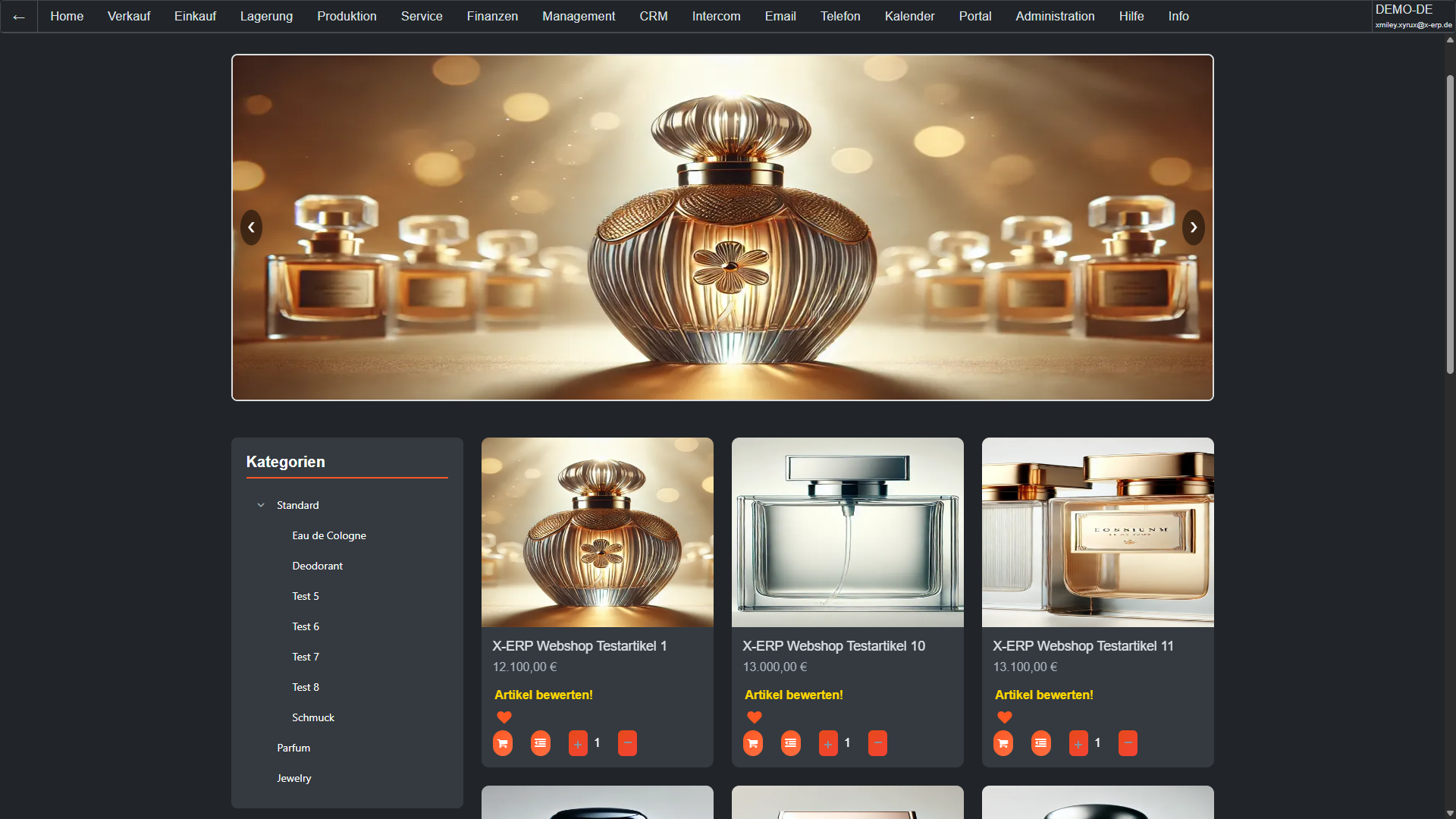 X-ERP Webshop