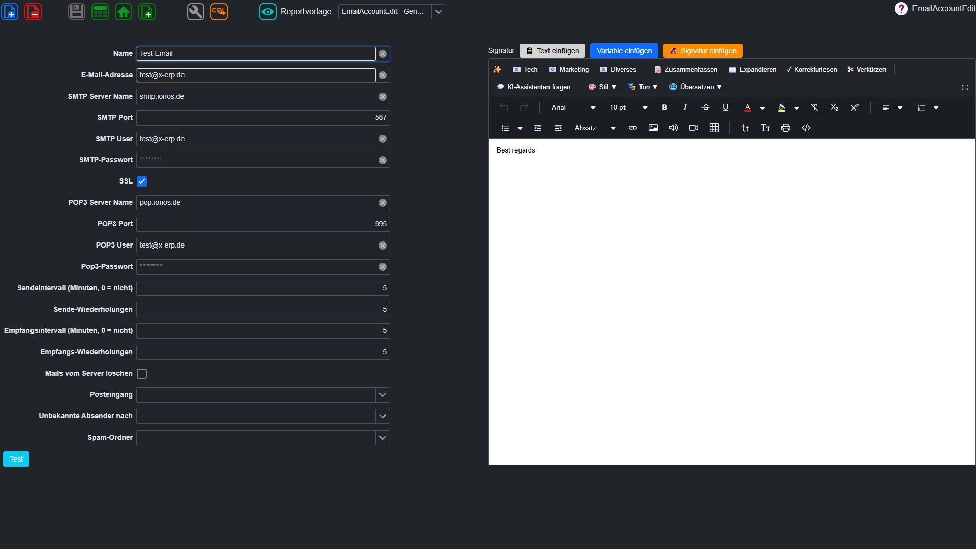 E-Mail Konto