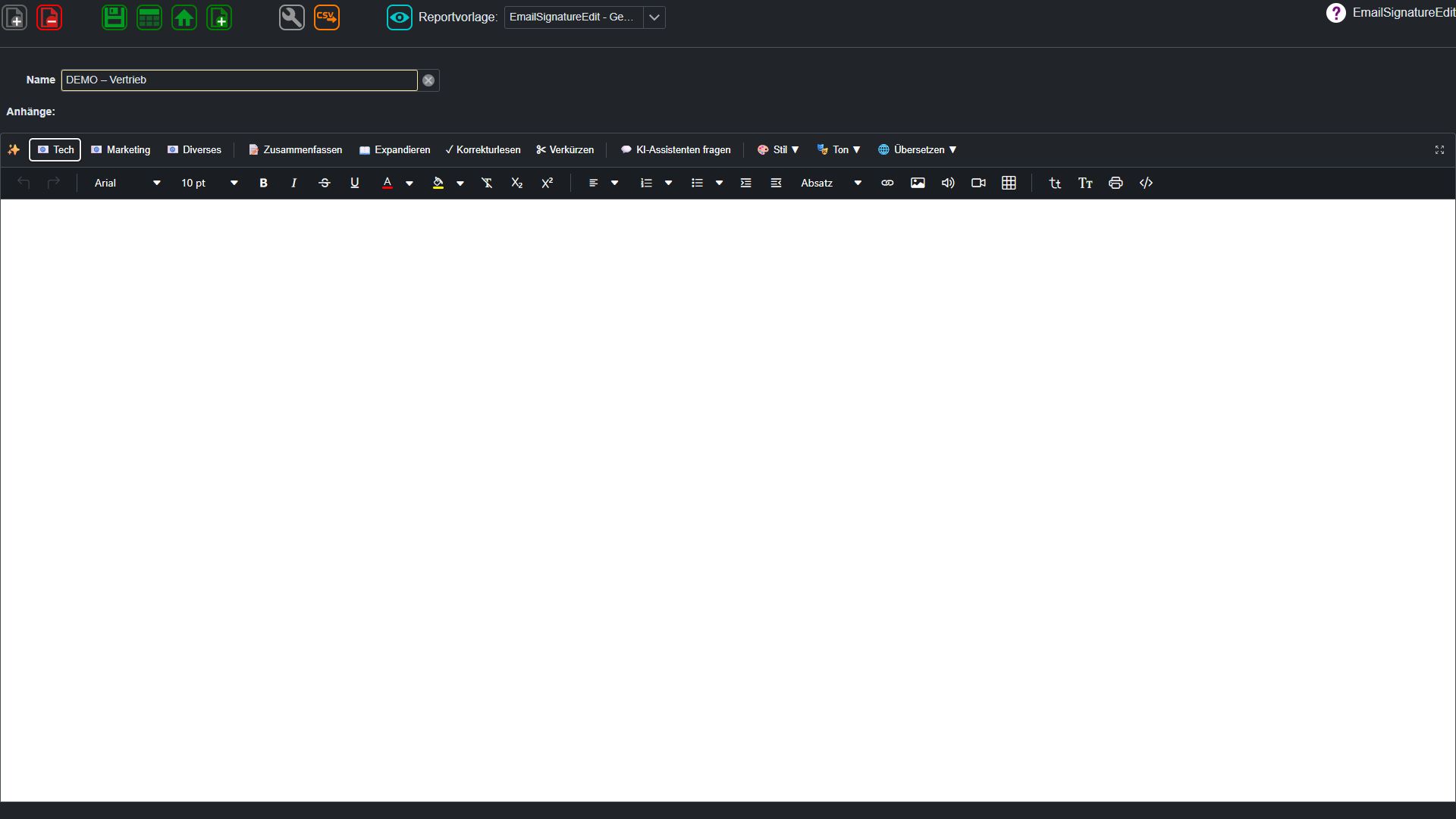 E-Mail Signatur