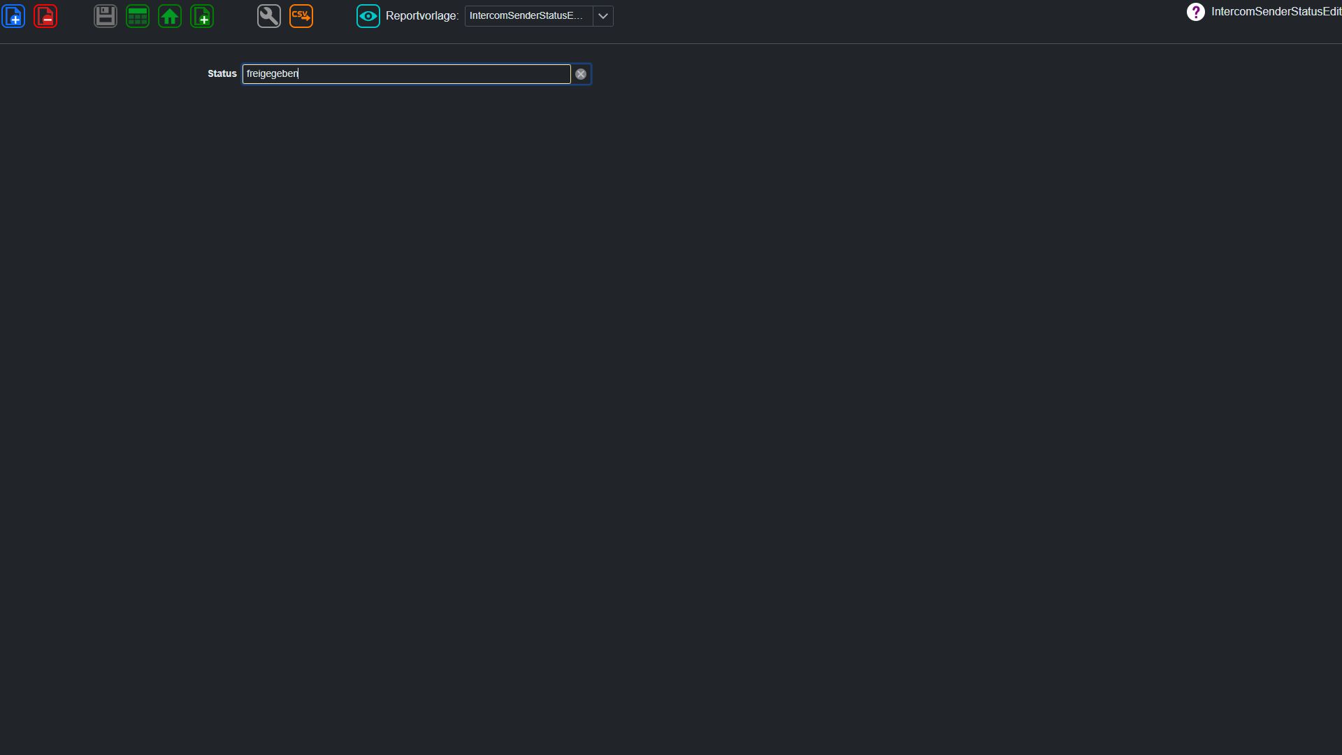 Intercom Sender-Status